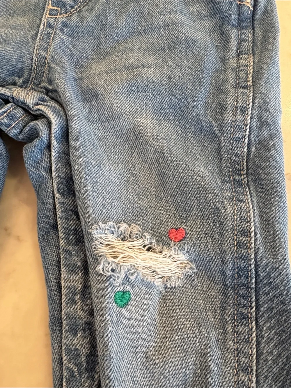 Old Navy Slouchy Embroidered overalls